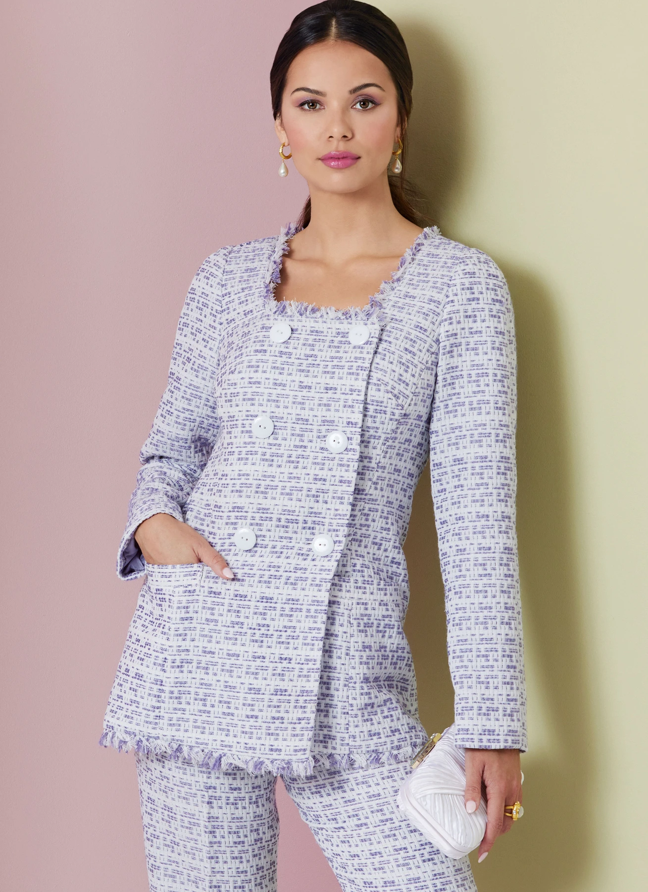 Vogue Patterns Misses' Jacket in Two Lengths, Skirt and Pants 3 Vogue Patterns Misses' Jacket in Two Lengths, Skirt and Pants