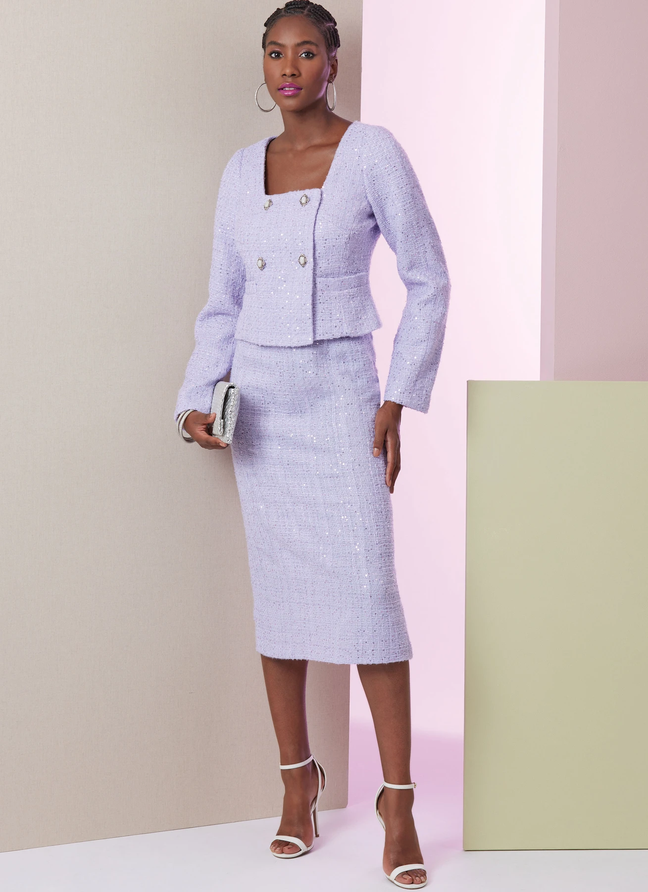 Vogue Patterns Misses' Jacket in Two Lengths, Skirt and Pants 4 Vogue Patterns Misses' Jacket in Two Lengths, Skirt and Pants