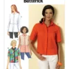 Butterick Sewing Pattern Misses' Button-Down Collared Shirts (PDF)