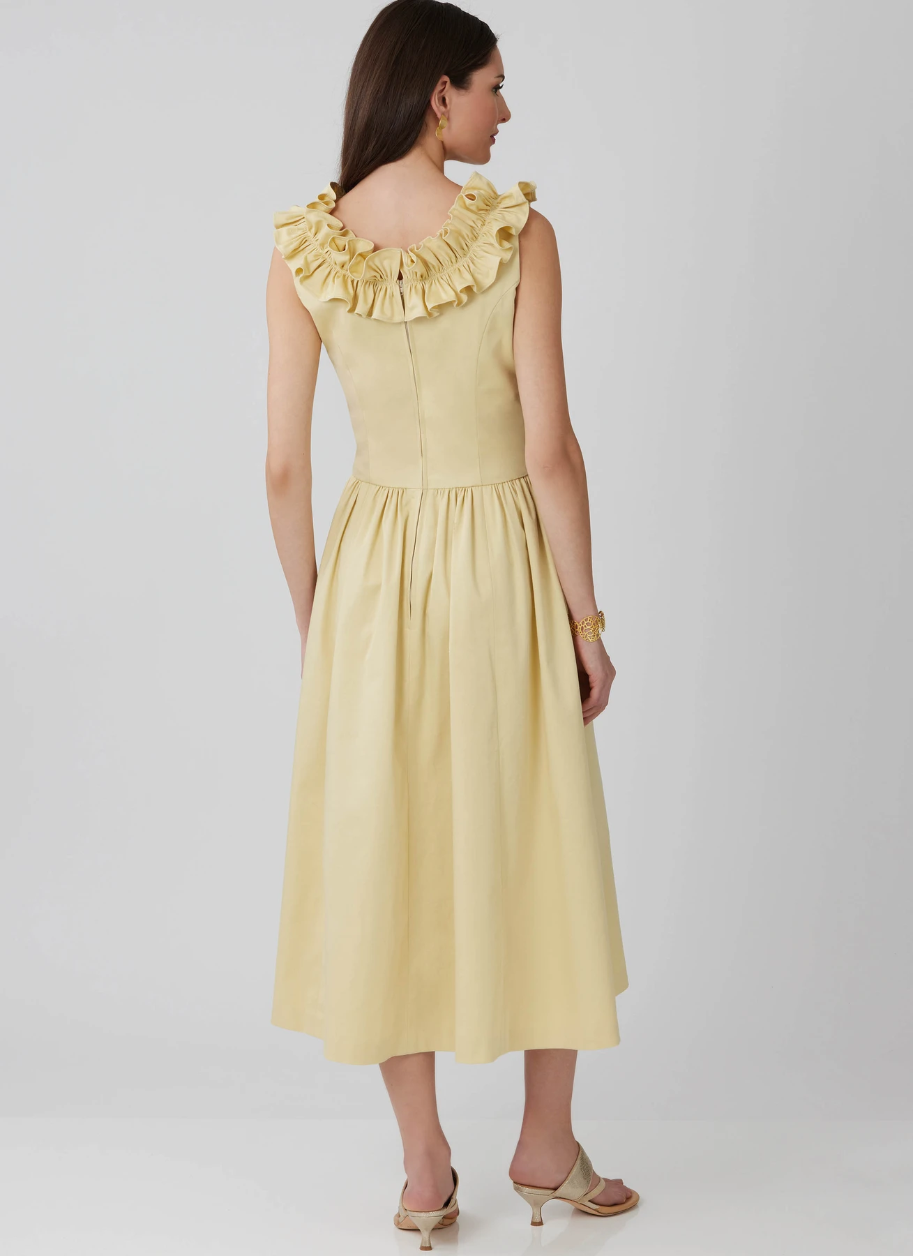 McCall's Sewing Pattern Misses' and Miss Petite Ruffle Neck Midi Dress 5 McCall's Sewing Pattern Misses' and Miss Petite Ruffle Neck Midi Dress