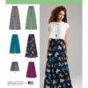 Simplicity Sewing Pattern Misses' Wide-Leg Pants or Shorts & Skirts in 2 Lengths