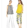 Vogue Patterns Misses' Sleeveless Tops with Pull-On Pants 19 Vogue Patterns Misses' Sleeveless Tops with Pull-On Pants