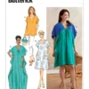 Butterick Sewing Pattern Misses' Tunic and Caftan (PDF)
