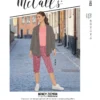 McCall's Sewing Pattern Misses' & Women's Knit Shawl Collar Jacket, Tops With Slits, Banded Skirt & Pants (PDF)
