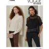 Vogue Patterns Misses' Top with Sleeve Variations 18 Vogue Patterns Misses' Top with Sleeve Variations