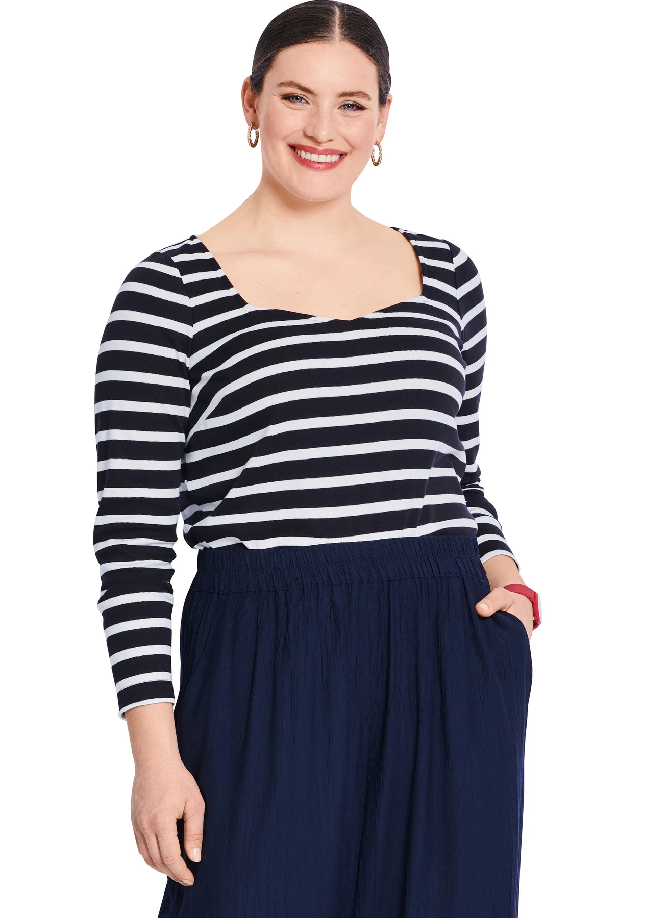 Burda Style Sewing Pattern 5731 Misses' T-Shirt