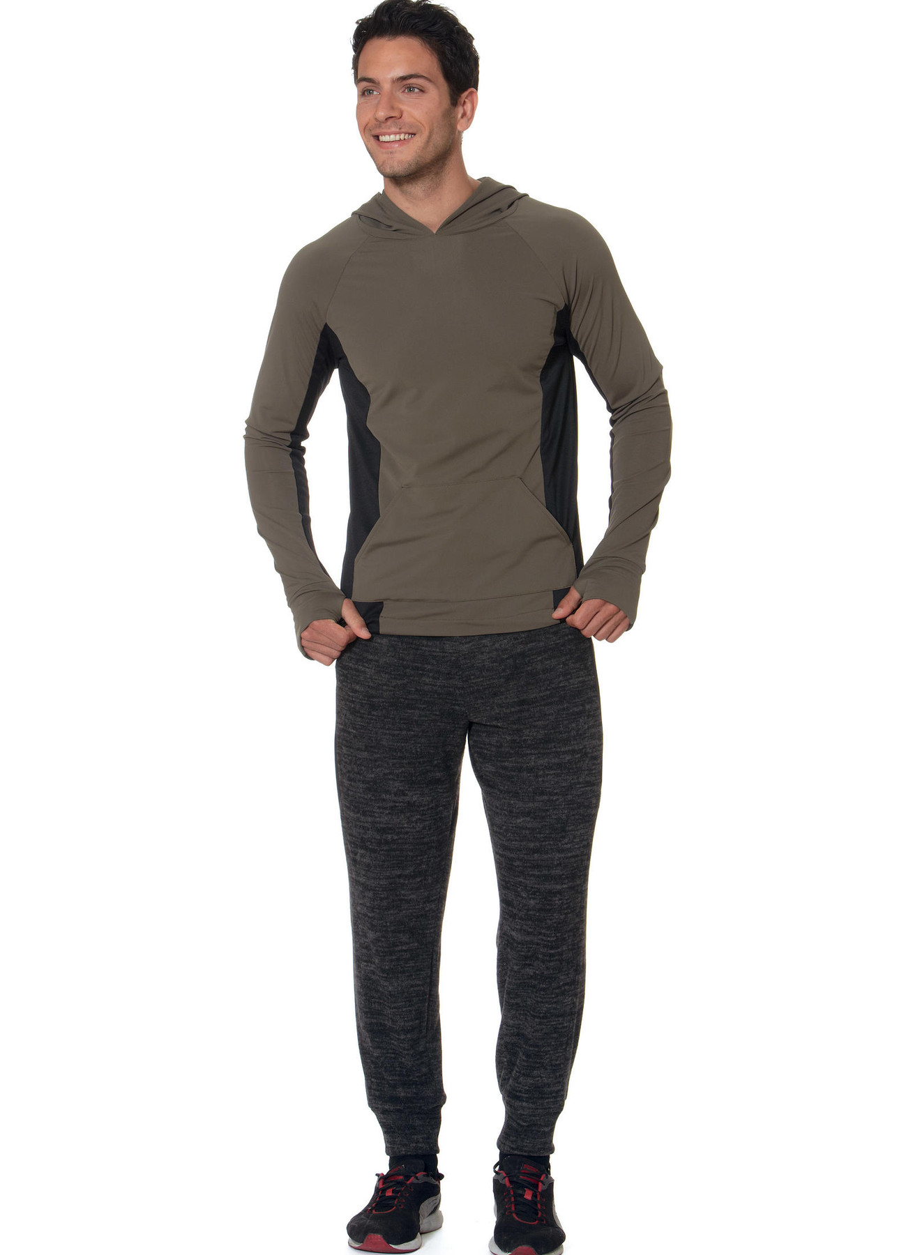 McCall's Sewing Pattern Men's Raglan Sleeve Tops and Drawstring Pants 3 McCall's Sewing Pattern Men's Raglan Sleeve Tops and Drawstring Pants
