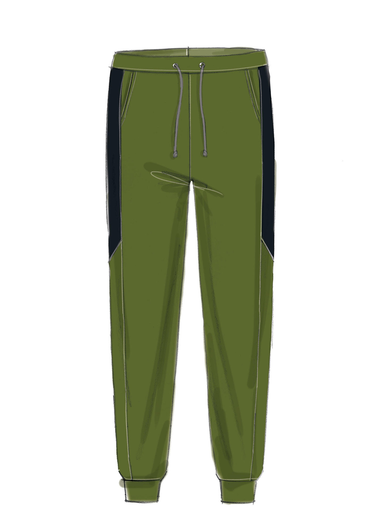 McCall's Sewing Pattern Men's Raglan Sleeve Tops and Drawstring Pants 6 McCall's Sewing Pattern Men's Raglan Sleeve Tops and Drawstring Pants