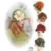 Simplicity Sewing Pattern Misses' Flapper Hats in Three Sizes