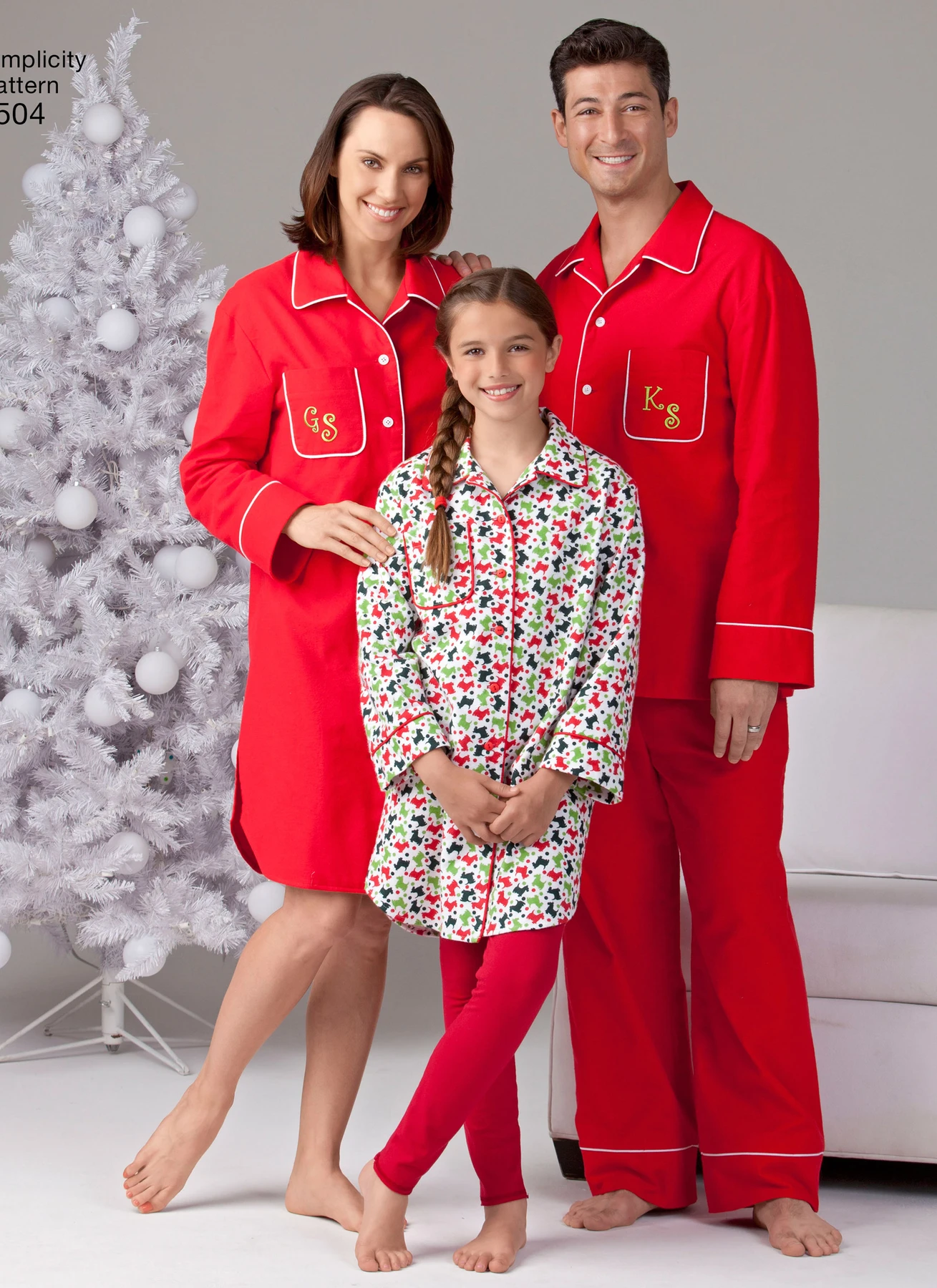 Simplicity Sewing Pattern Child's, Teens' & Adults' Loungewear 3 Simplicity Sewing Pattern Child's, Teens' & Adults' Loungewear