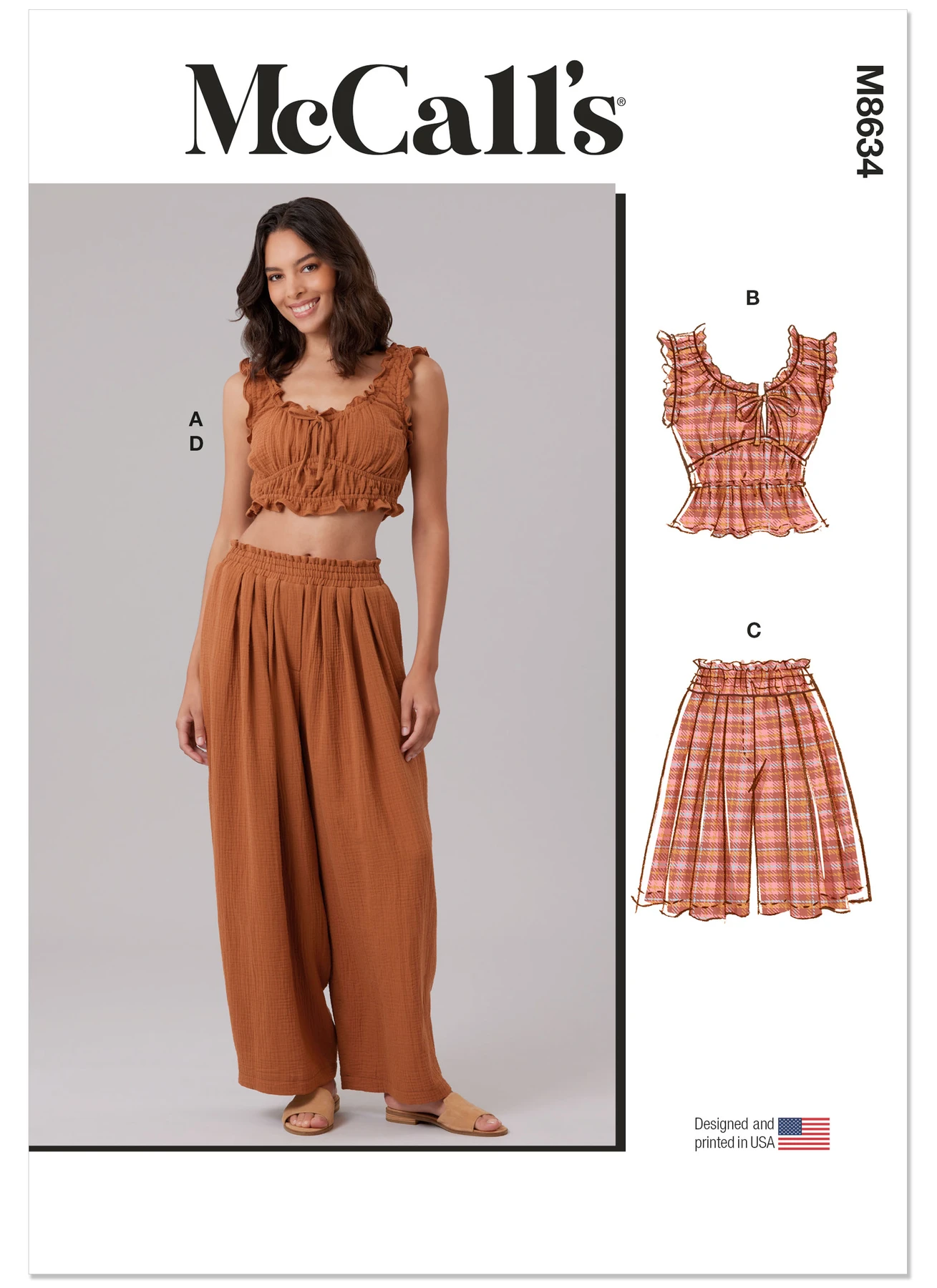 McCall's Sewing Pattern Misses' Lounge Top in Two Lengths, Shorts and Pants (PDF) 1 McCall's Sewing Pattern Misses' Lounge Top in Two Lengths, Shorts and Pants (PDF)