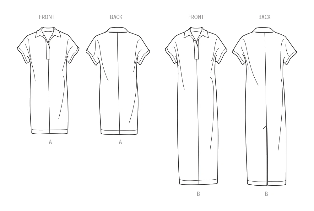 Simplicity Sewing Pattern Misses' Knit Dress in Two Lengths by Mimi G Style (PDF) 8 Simplicity Sewing Pattern Misses' Knit Dress in Two Lengths by Mimi G Style (PDF)