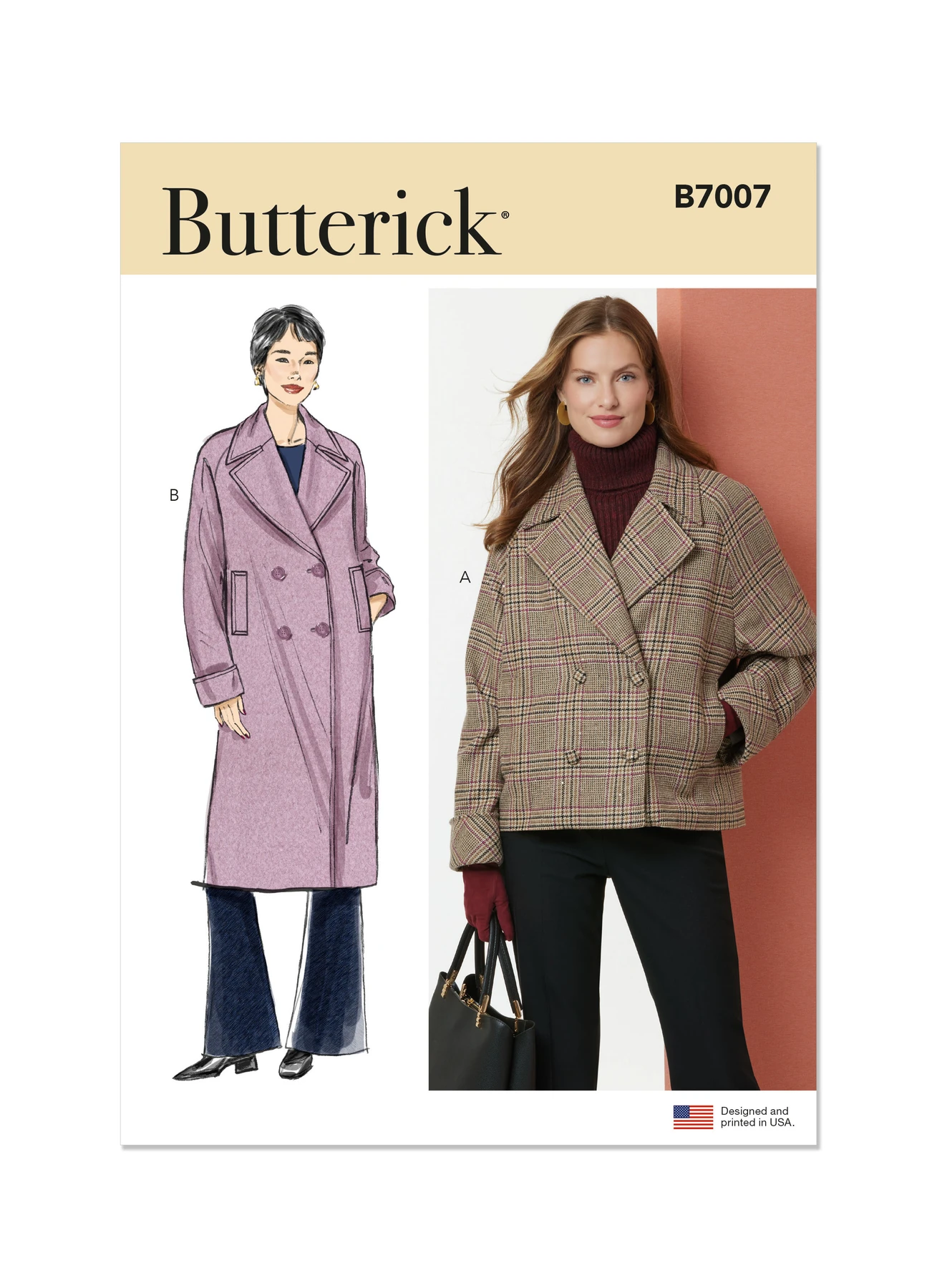 Butterick Sewing Pattern Misses' Jacket and Coat (PDF) 1 Butterick Sewing Pattern Misses' Jacket and Coat (PDF)