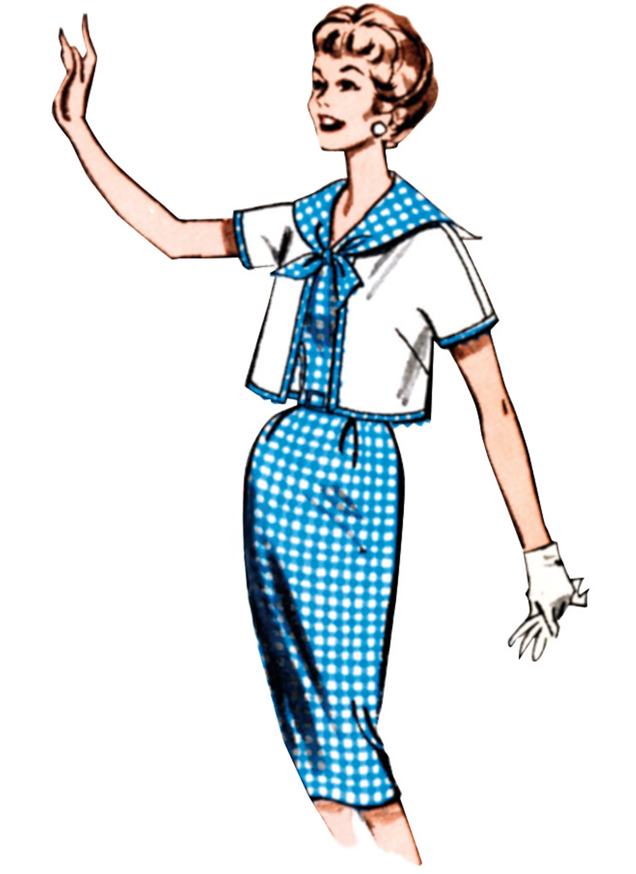 Butterick Sewing Pattern 1960s Misses' Dress and Jacket 4 Butterick Sewing Pattern 1960s Misses' Dress and Jacket