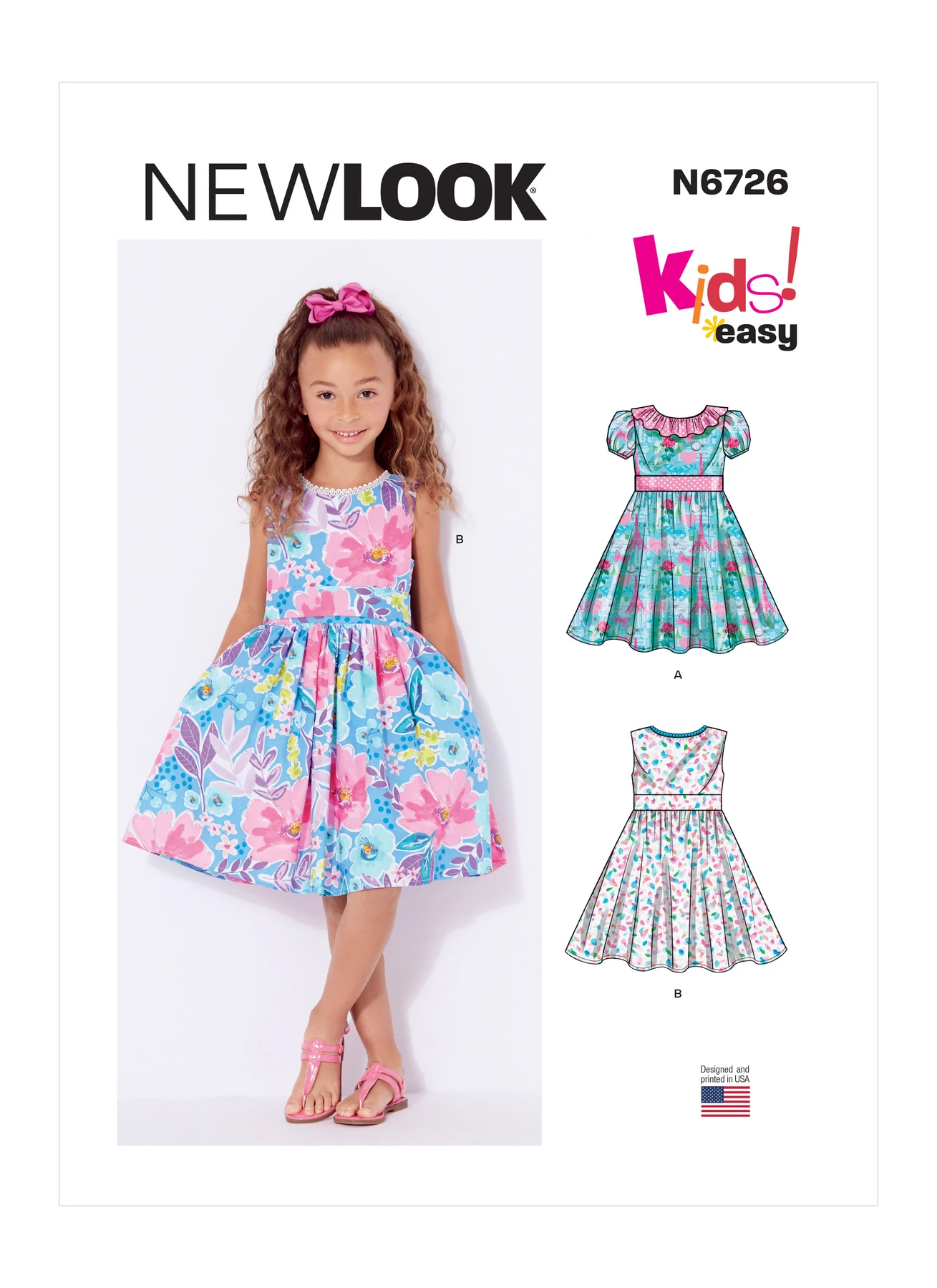 New Look Sewing Pattern Toddlers' and Children's Dresses 1 New Look Sewing Pattern Toddlers' and Children's Dresses