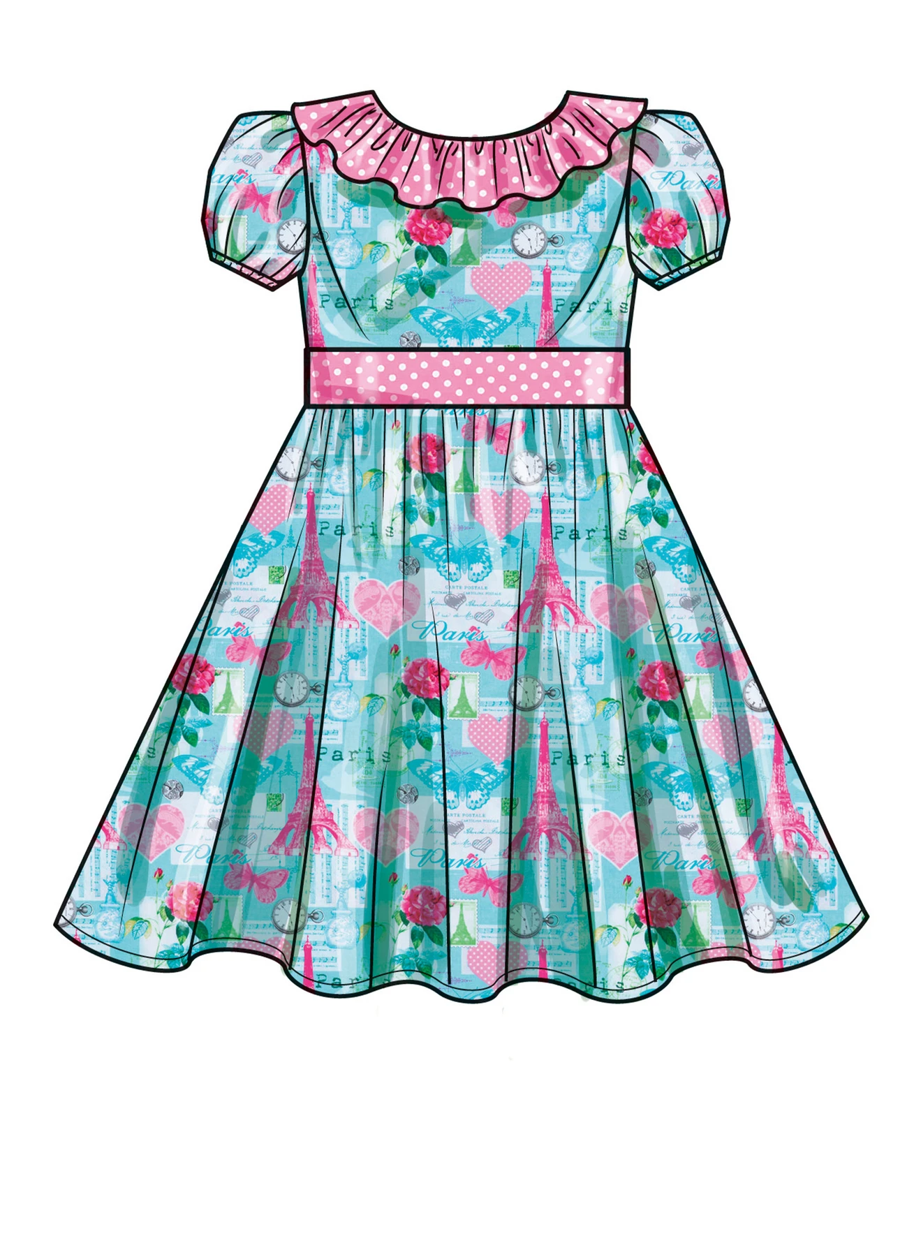 New Look Sewing Pattern Toddlers' and Children's Dresses 3 New Look Sewing Pattern Toddlers' and Children's Dresses