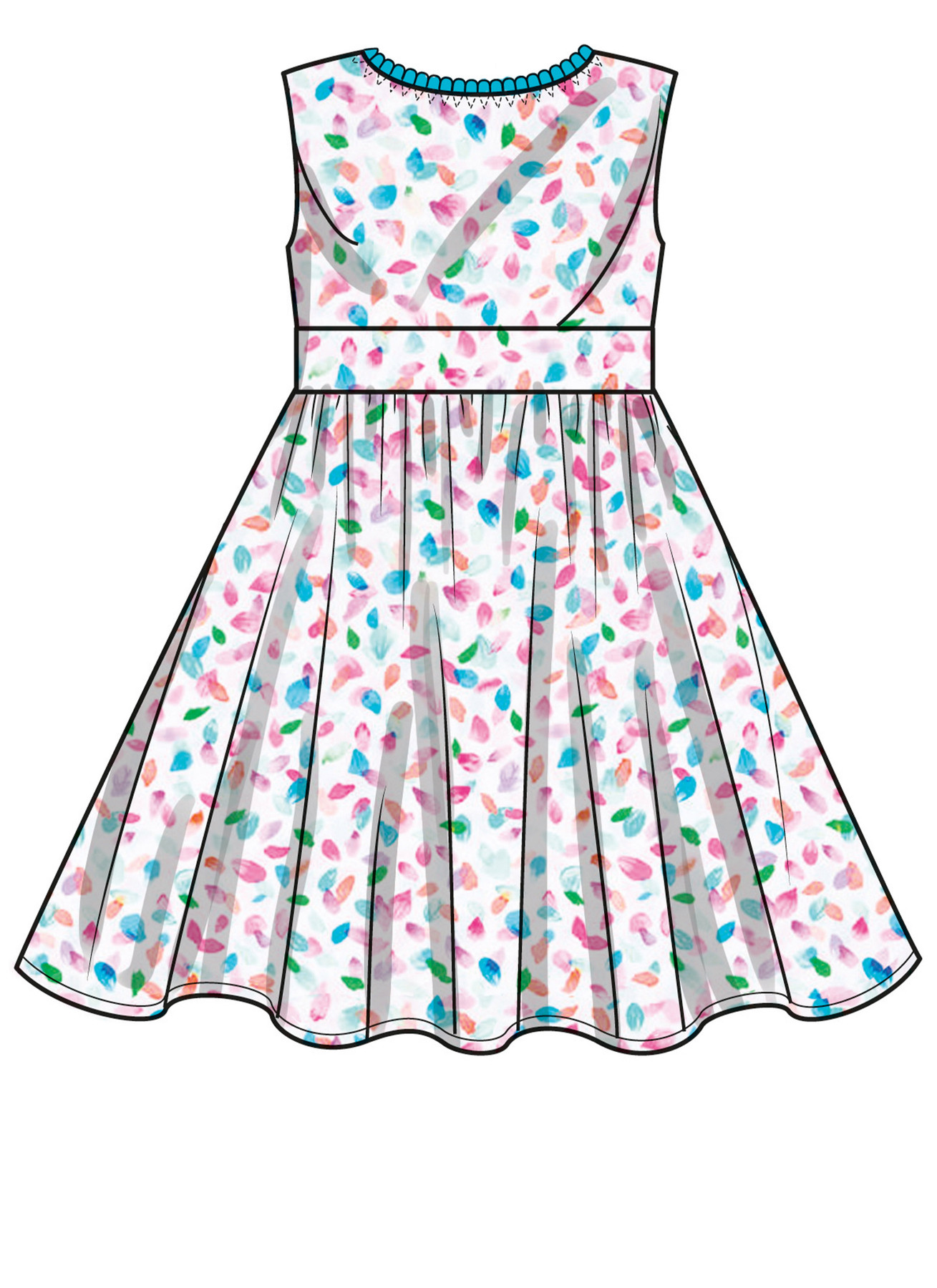 New Look Sewing Pattern Toddlers' and Children's Dresses 4 New Look Sewing Pattern Toddlers' and Children's Dresses