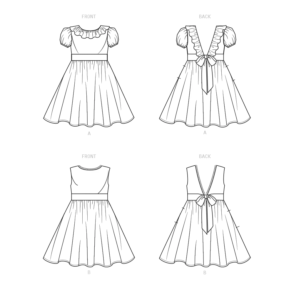 New Look Sewing Pattern Toddlers' and Children's Dresses 7 New Look Sewing Pattern Toddlers' and Children's Dresses