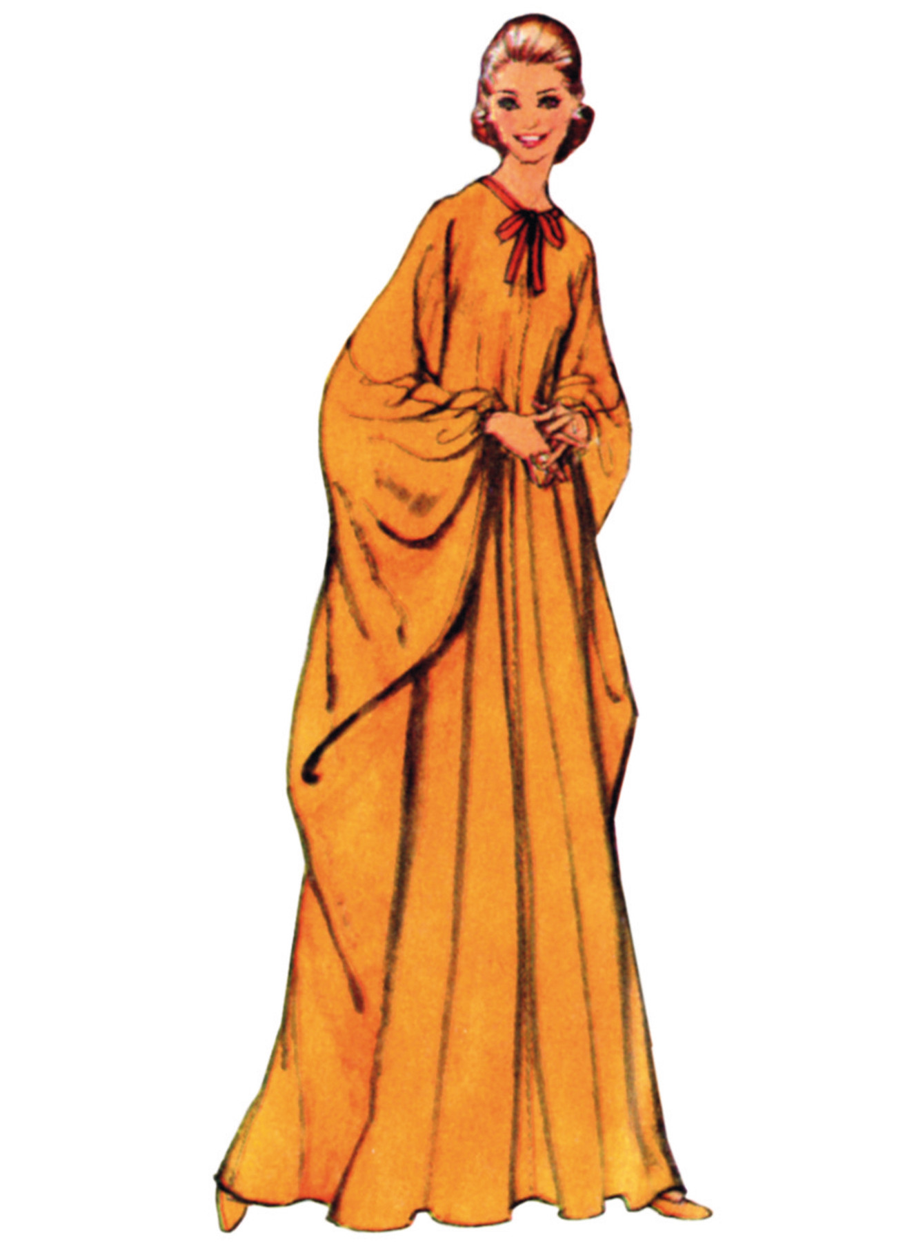 Simplicity Sewing Pattern 1970's Misses' Jiffy Caftan 5 Simplicity Sewing Pattern 1970's Misses' Jiffy Caftan