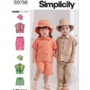 Simplicity Sewing Pattern Toddlers' Top, Pants, Shorts and Hat in Three Sizes 14 Simplicity Sewing Pattern Toddlers' Top, Pants, Shorts and Hat in Three Sizes