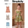 Simplicity Sewing Pattern Children's Dress, Top and Shorts (PDF)