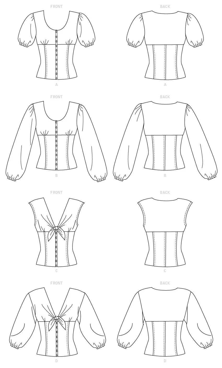 McCall's Sewing Pattern Misses' Tops (PDF) 10 McCall's Sewing Pattern Misses' Tops (PDF)