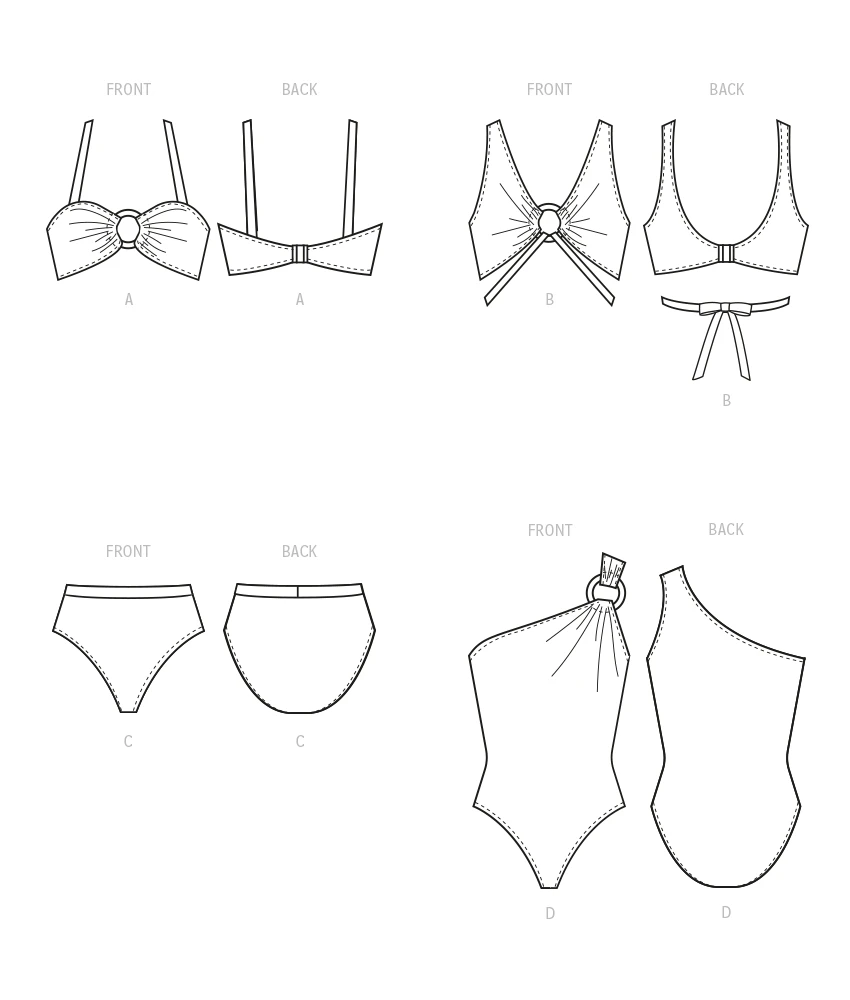 McCall's Sewing Pattern Misses' Swimsuits (PDF) 8 McCall's Sewing Pattern Misses' Swimsuits (PDF)