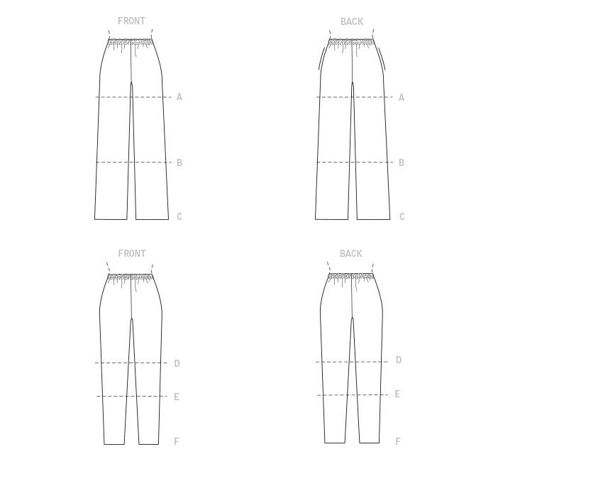 McCall's Sewing Pattern #EmilyMcCalls - Misses' Elastic-Waist Shorts and Pants (PDF) 5 McCall's Sewing Pattern #EmilyMcCalls - Misses' Elastic-Waist Shorts and Pants (PDF)