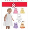McCall's Sewing Pattern Infants' Lined Dirndl Dresses, Panties and Headband 20 McCall's Sewing Pattern Infants' Lined Dirndl Dresses, Panties and Headband
