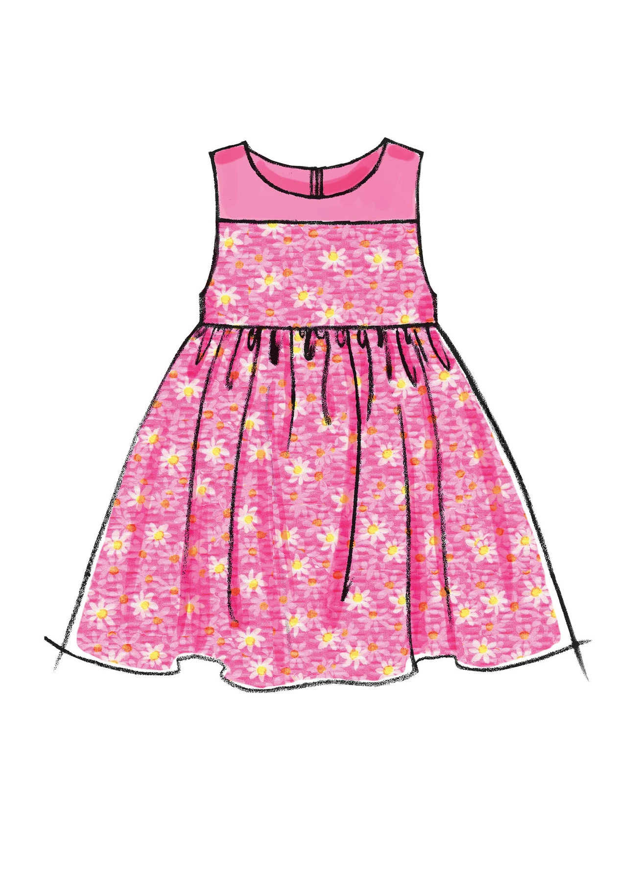 McCall's Sewing Pattern Infants' Lined Dirndl Dresses, Panties and Headband 4 McCall's Sewing Pattern Infants' Lined Dirndl Dresses, Panties and Headband