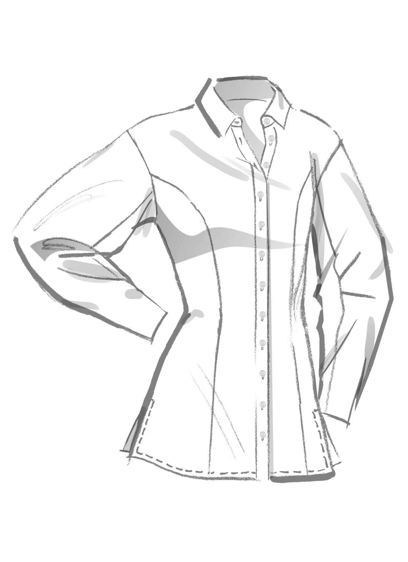 McCall's Sewing Pattern Misses' Shirt in Two Lengths (PDF) 4 McCall's Sewing Pattern Misses' Shirt in Two Lengths (PDF)