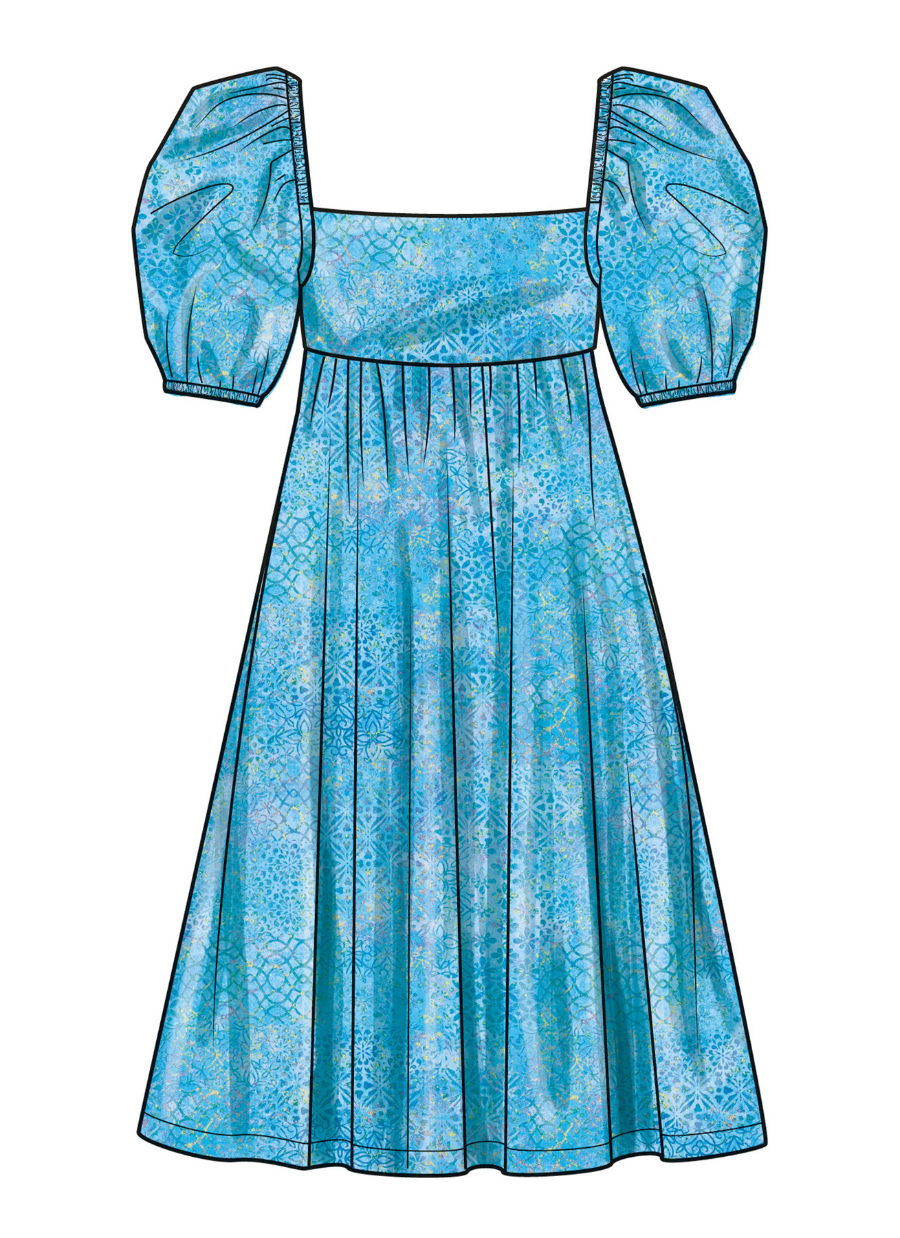 Simplicity Sewing Pattern Girls' Dress With Back Bodice and Length Variations 4 Simplicity Sewing Pattern Girls' Dress With Back Bodice and Length Variations