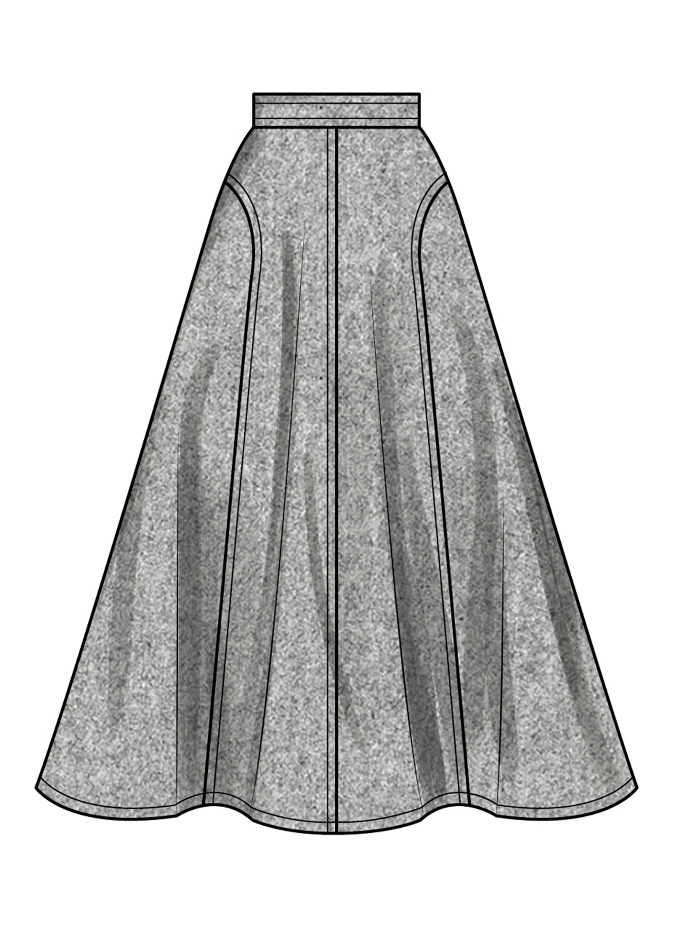 New Look Sewing Pattern Misses' Skirts in Two Lengths 3 New Look Sewing Pattern Misses' Skirts in Two Lengths