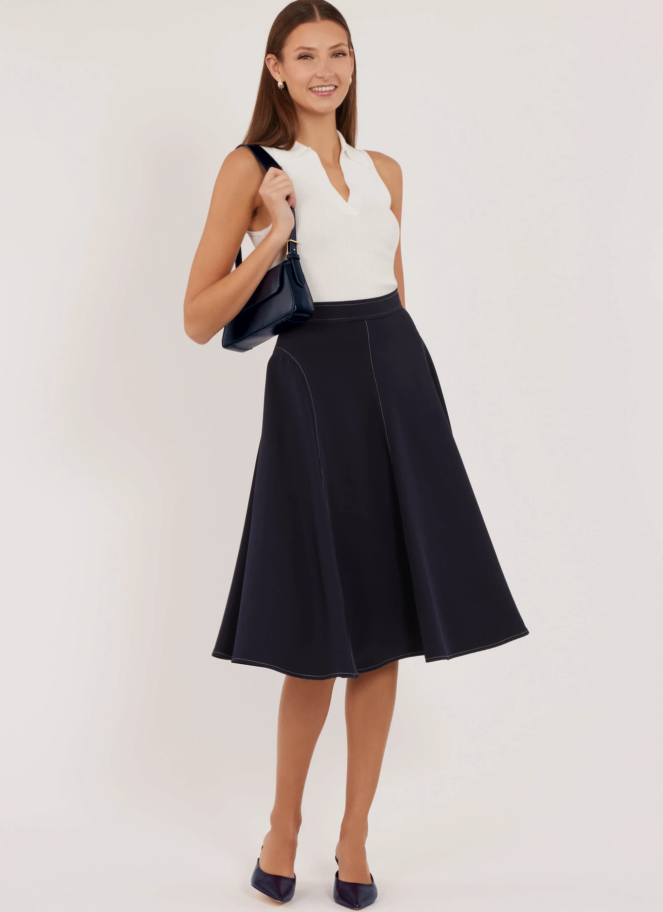 New Look Sewing Pattern Misses' Skirts in Two Lengths 6 New Look Sewing Pattern Misses' Skirts in Two Lengths