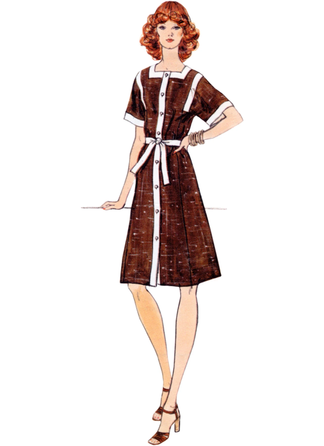 Vogue Patterns 1970s Misses' Dress 2 Vogue Patterns 1970s Misses' Dress