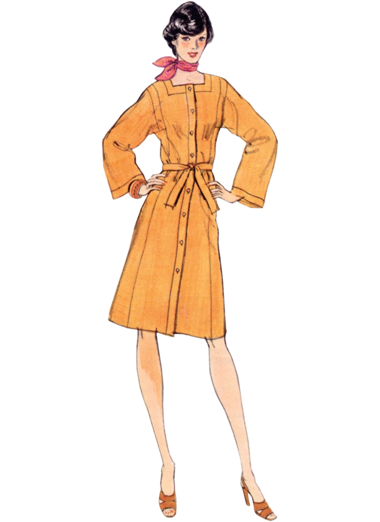 Vogue Patterns 1970s Misses' Dress 3 Vogue Patterns 1970s Misses' Dress