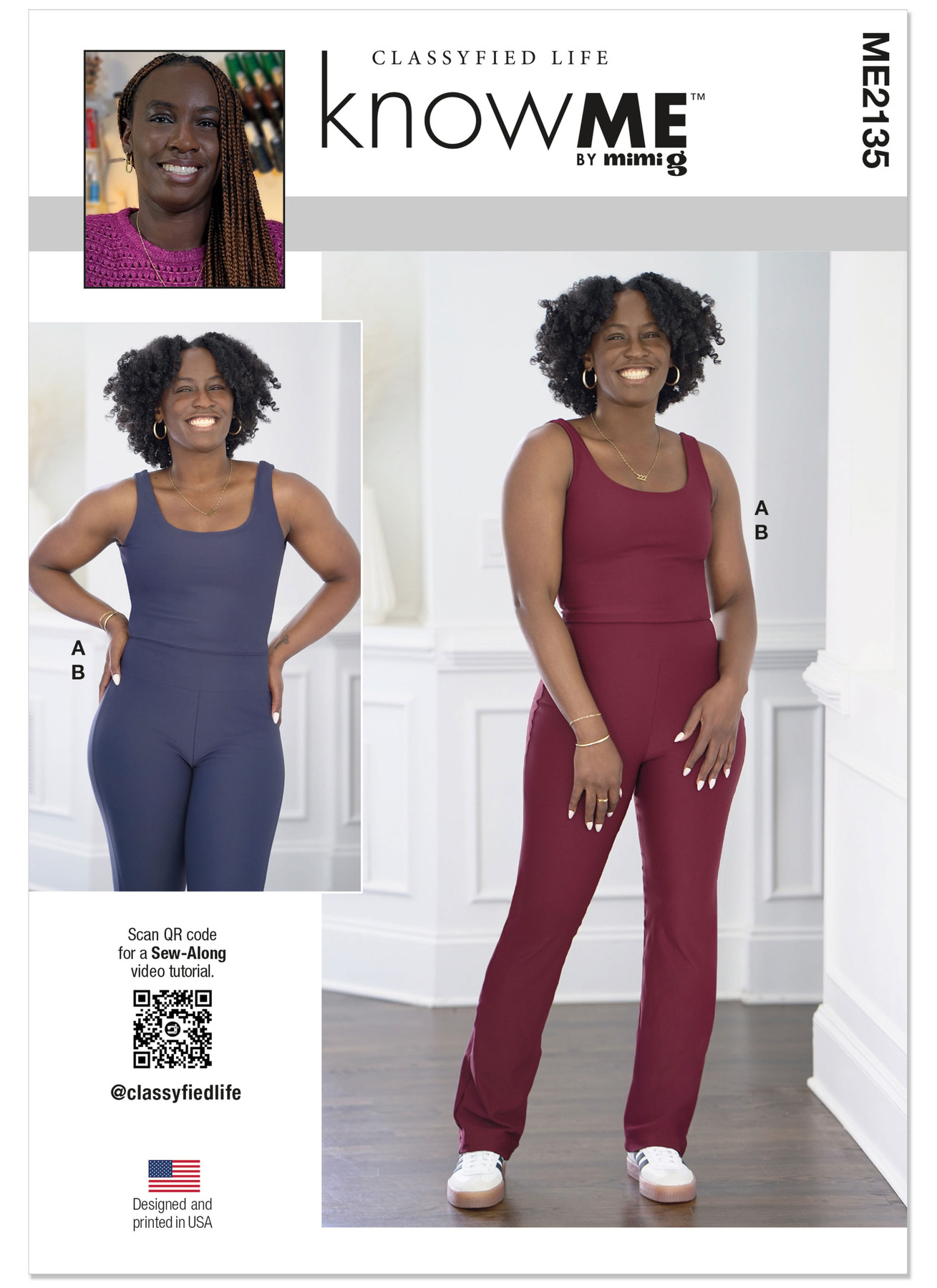 Know Me Sewing Pattern Misses' Sports Top and Leggings by Classyfied Life 1 Know Me Sewing Pattern Misses' Sports Top and Leggings by Classyfied Life