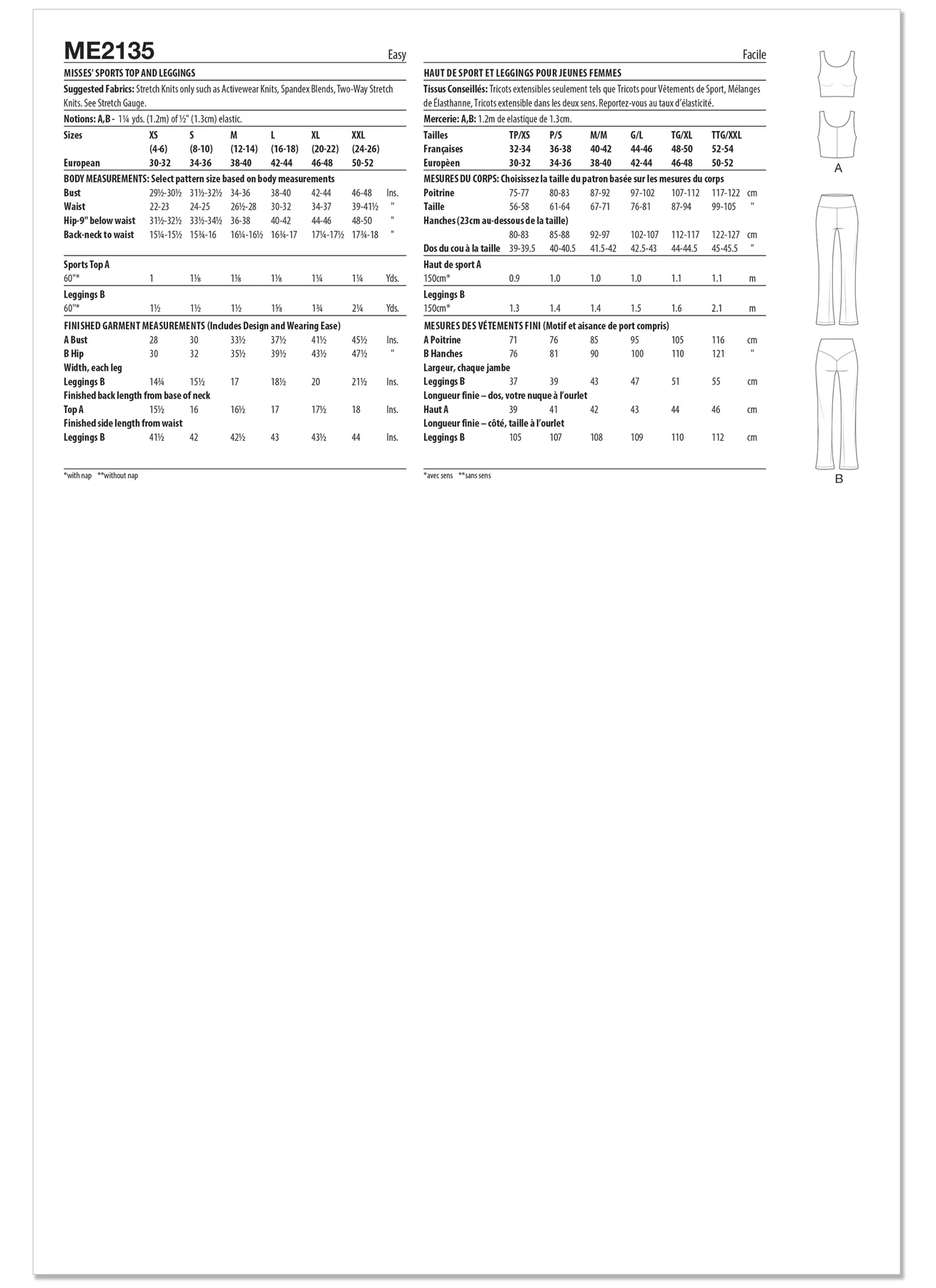 Know Me Sewing Pattern Misses' Sports Top and Leggings by Classyfied Life 8 Know Me Sewing Pattern Misses' Sports Top and Leggings by Classyfied Life