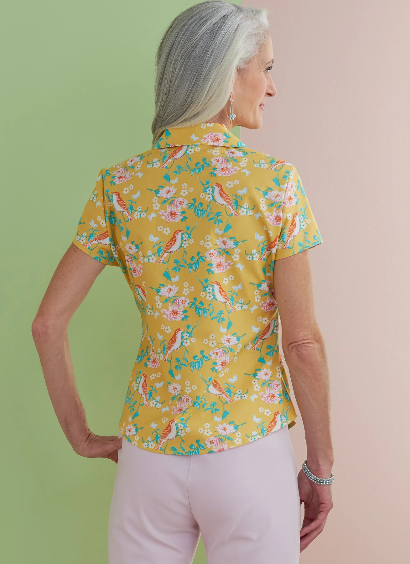 Butterick Sewing Pattern Misses'/Misses' Petite Button-Down Shirts (PDF) 6 Butterick Sewing Pattern Misses'/Misses' Petite Button-Down Shirts (PDF)
