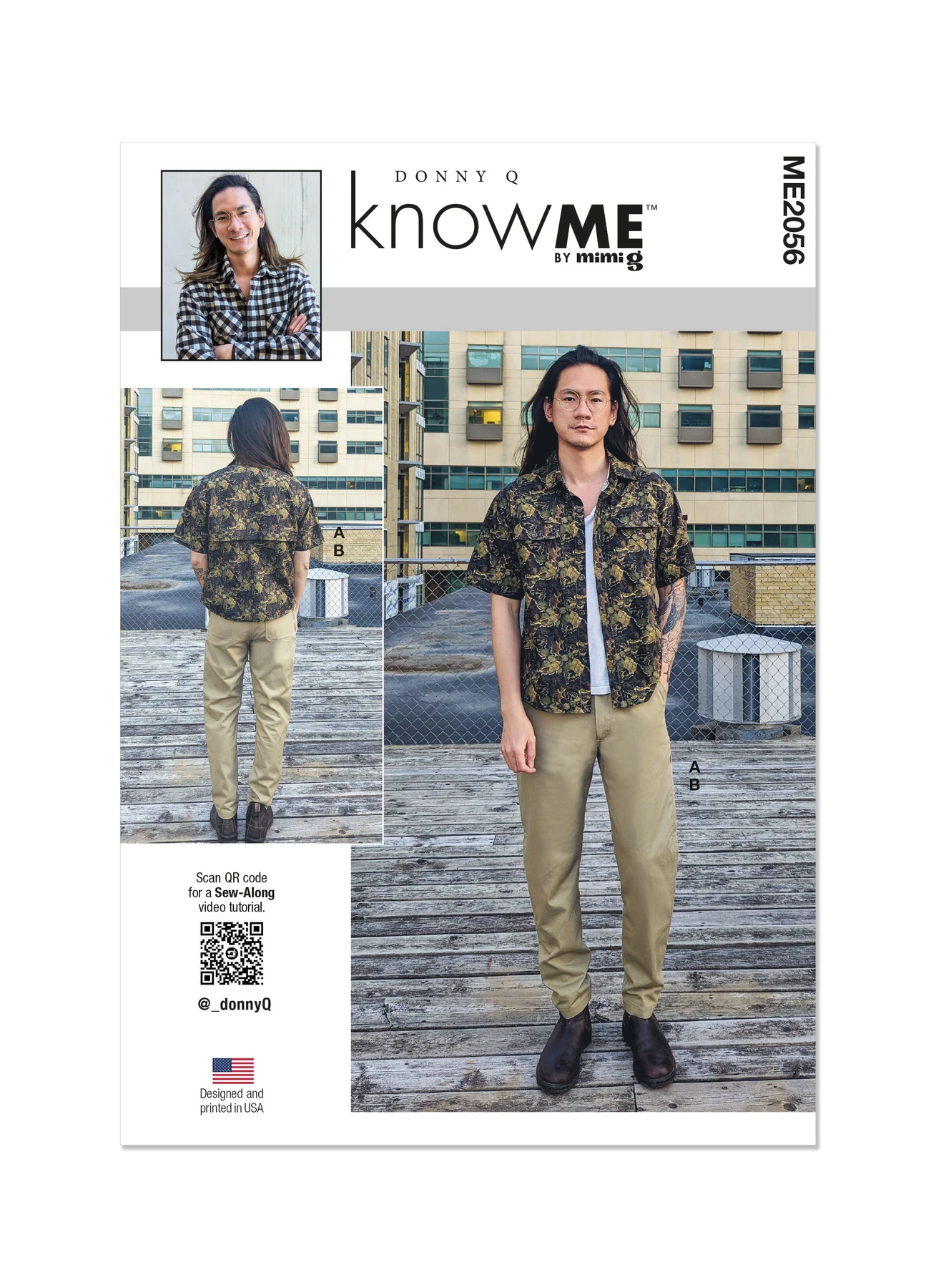 Know Me Sewing Pattern Men's Shirt and Pants by Donny Q 1 Know Me Sewing Pattern Men's Shirt and Pants by Donny Q