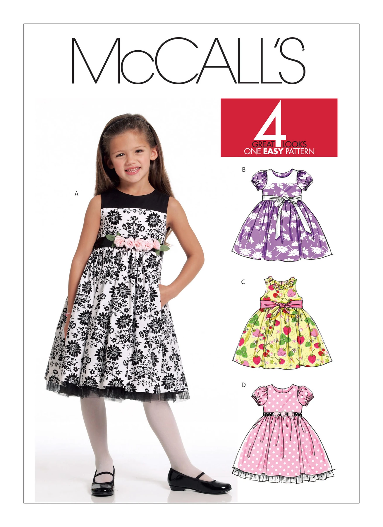 McCall's Sewing Pattern Children's/Girls' Lined Dirndl Dresses (PDF) 1 McCall's Sewing Pattern Children's/Girls' Lined Dirndl Dresses (PDF)
