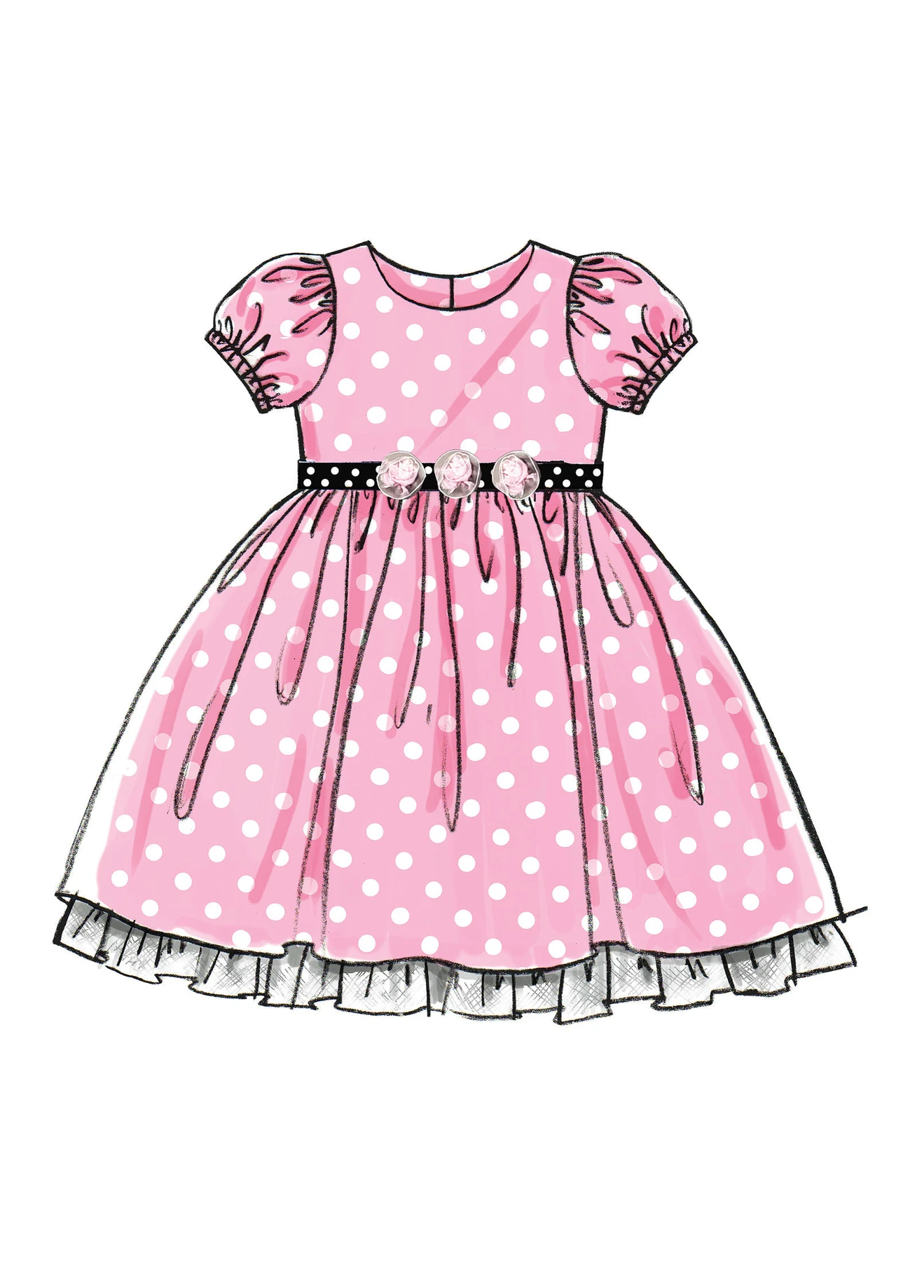 McCall's Sewing Pattern Children's/Girls' Lined Dirndl Dresses (PDF) 3 McCall's Sewing Pattern Children's/Girls' Lined Dirndl Dresses (PDF)