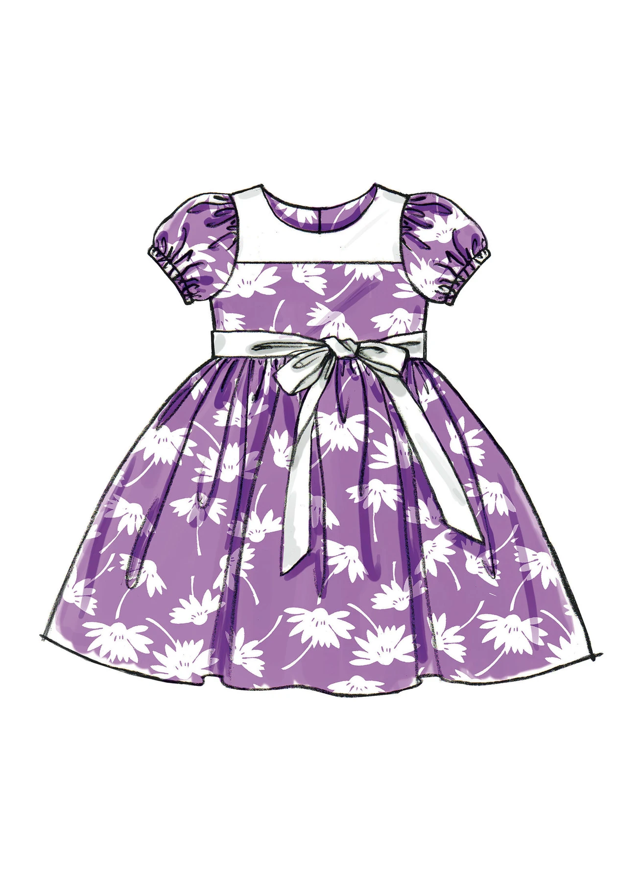 McCall's Sewing Pattern Children's/Girls' Lined Dirndl Dresses (PDF) 4 McCall's Sewing Pattern Children's/Girls' Lined Dirndl Dresses (PDF)