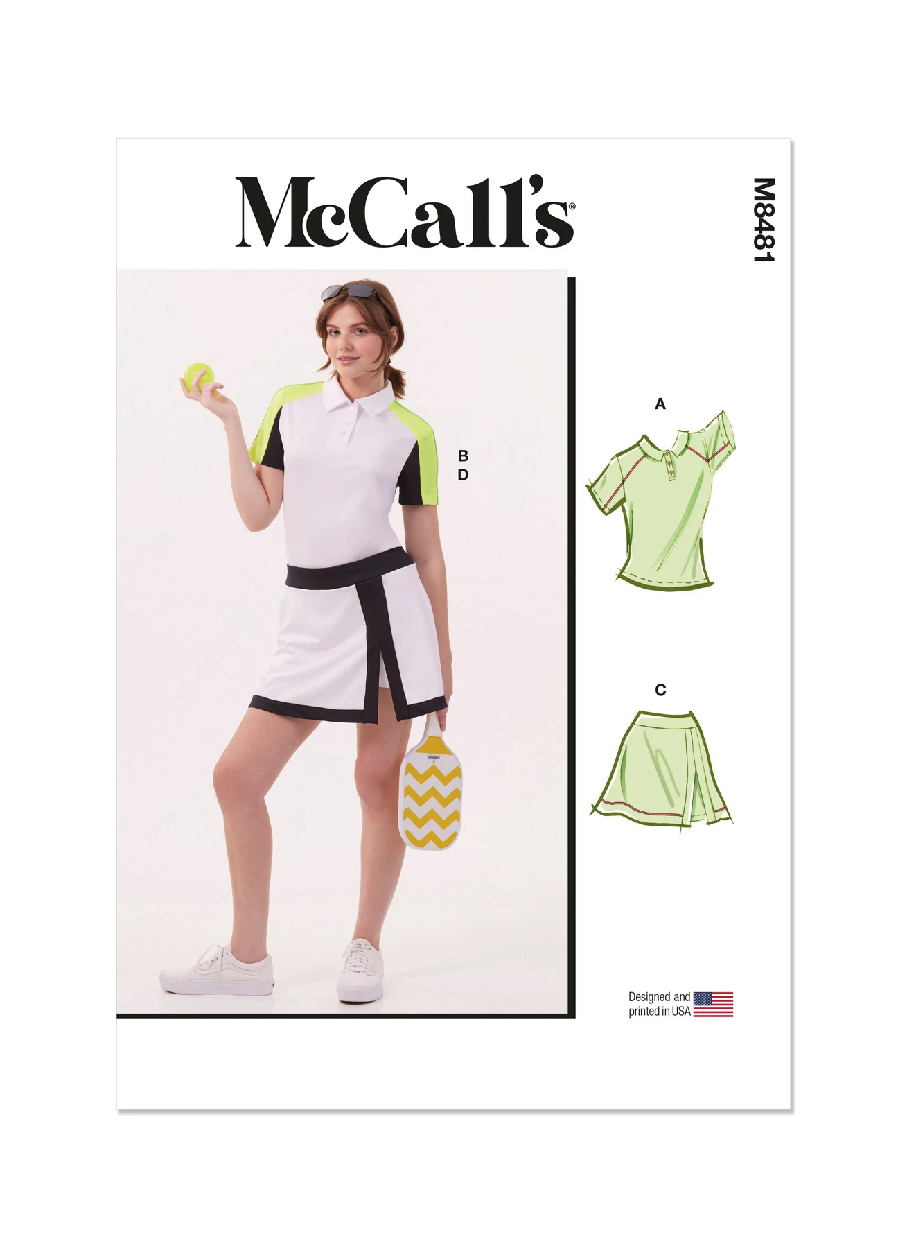 McCall's Sewing Pattern Misses' Knit Tops and Skorts (PDF) 1 McCall's Sewing Pattern Misses' Knit Tops and Skorts (PDF)