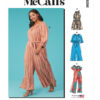 McCall's Sewing Pattern Misses' and Women's Romper, Jumpsuits and Sash