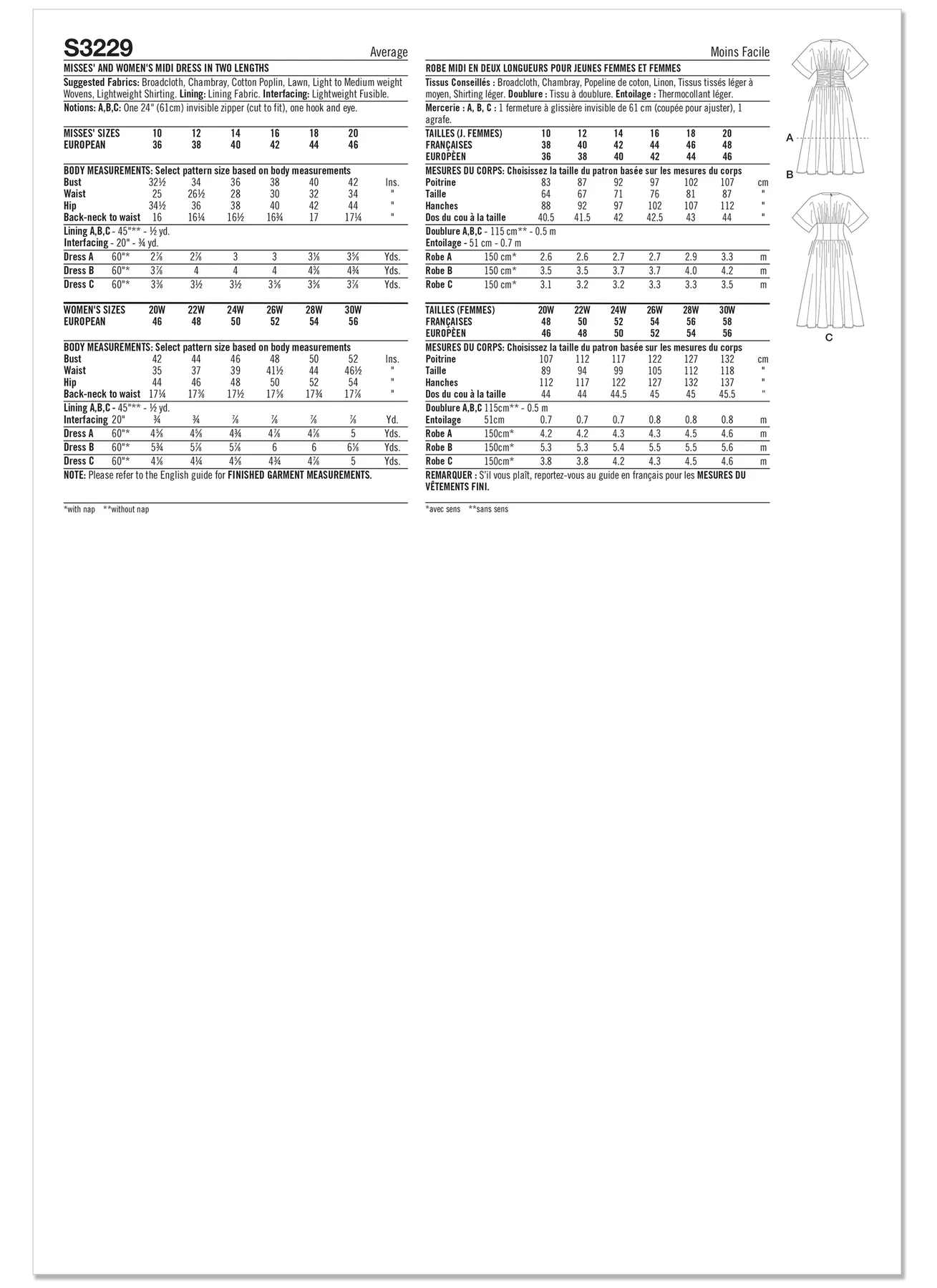 Simplicity Sewing Pattern Misses' and Women's Midi Dress in Two Lengths (PDF) 6 Simplicity Sewing Pattern Misses' and Women's Midi Dress in Two Lengths (PDF)