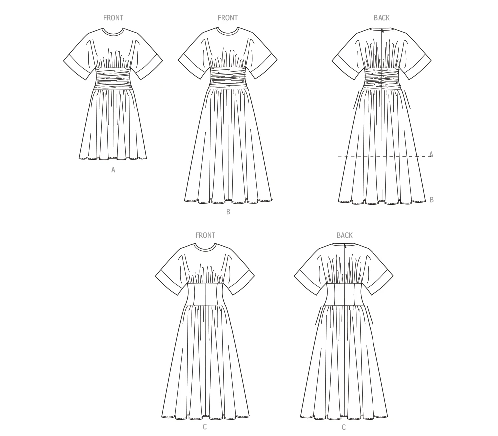 Simplicity Sewing Pattern Misses' and Women's Midi Dress in Two Lengths (PDF) 7 Simplicity Sewing Pattern Misses' and Women's Midi Dress in Two Lengths (PDF)