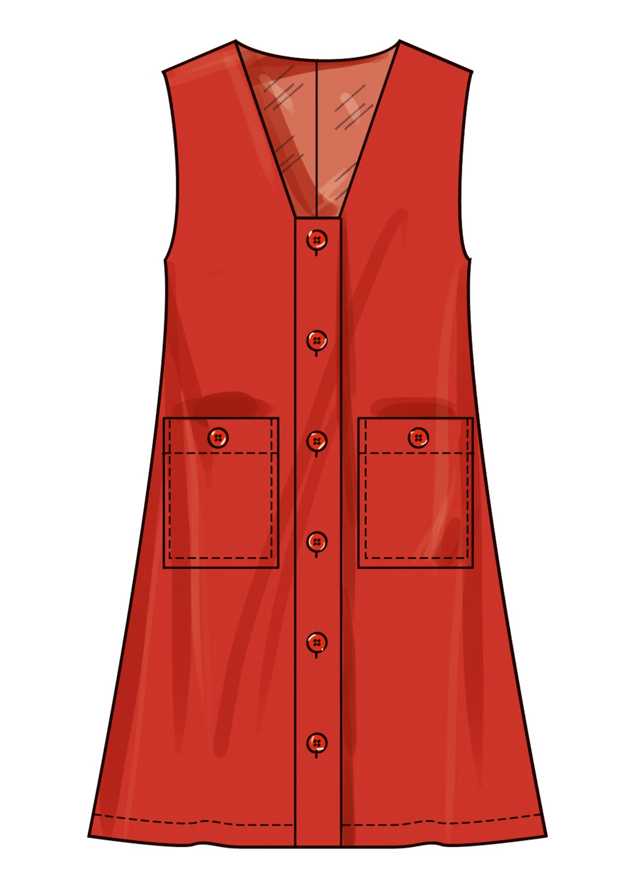 Simplicity Sewing Pattern Misses' and Miss Petite Jumper (PDF) 4 Simplicity Sewing Pattern Misses' and Miss Petite Jumper (PDF)