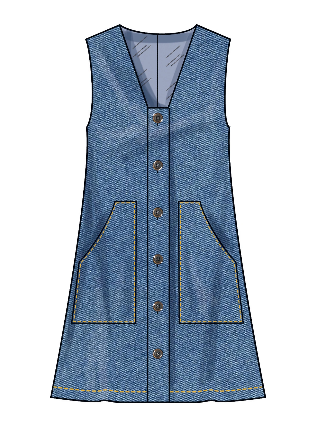 Simplicity Sewing Pattern Misses' and Miss Petite Jumper (PDF) 5 Simplicity Sewing Pattern Misses' and Miss Petite Jumper (PDF)