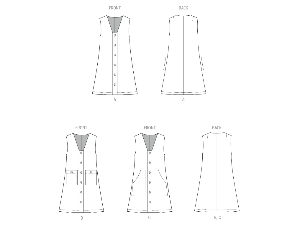 Simplicity Sewing Pattern Misses' and Miss Petite Jumper (PDF) 8 Simplicity Sewing Pattern Misses' and Miss Petite Jumper (PDF)